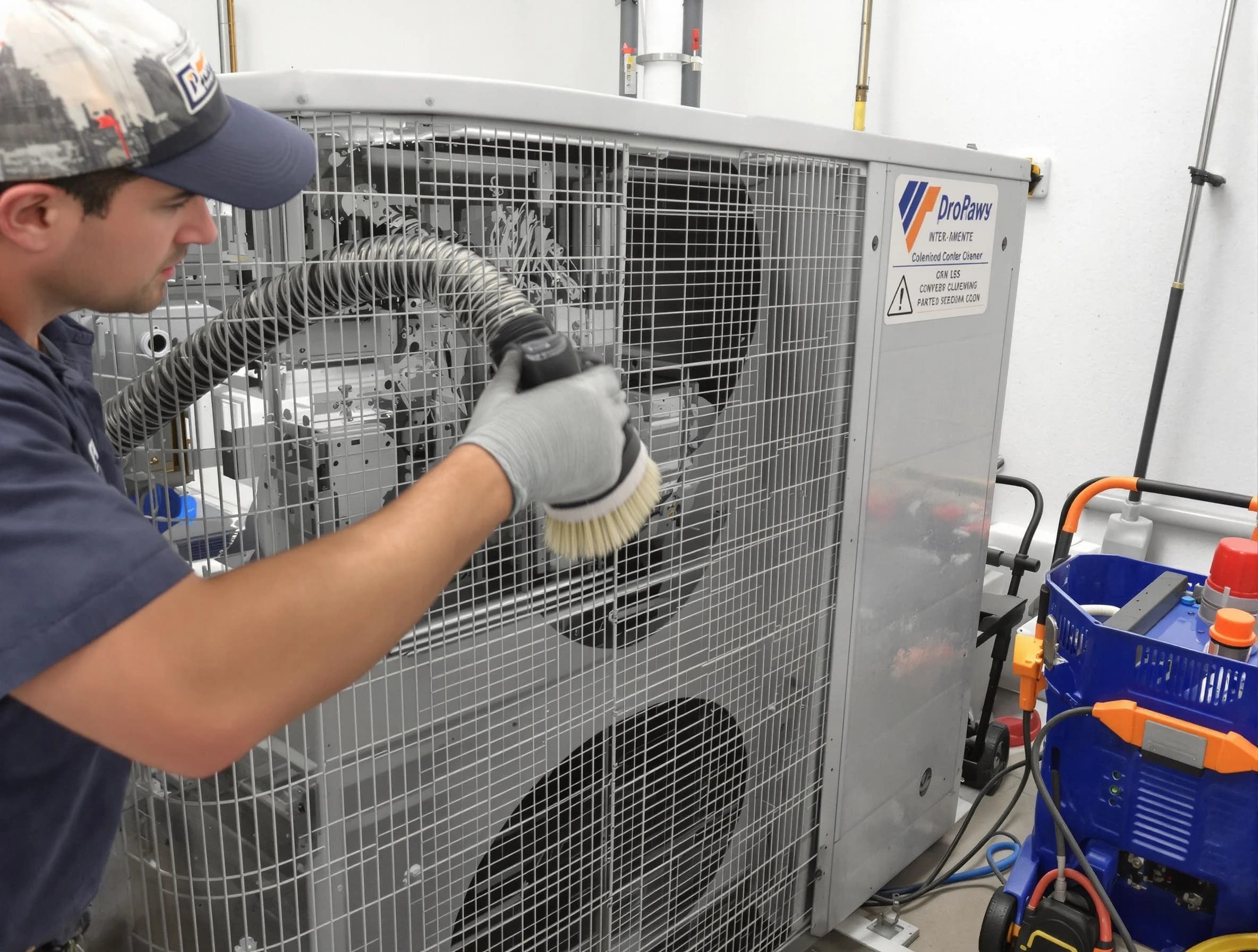 Indio Air Duct Cleaning specialist performing precision AC coil cleaning for improved system performance in Indio