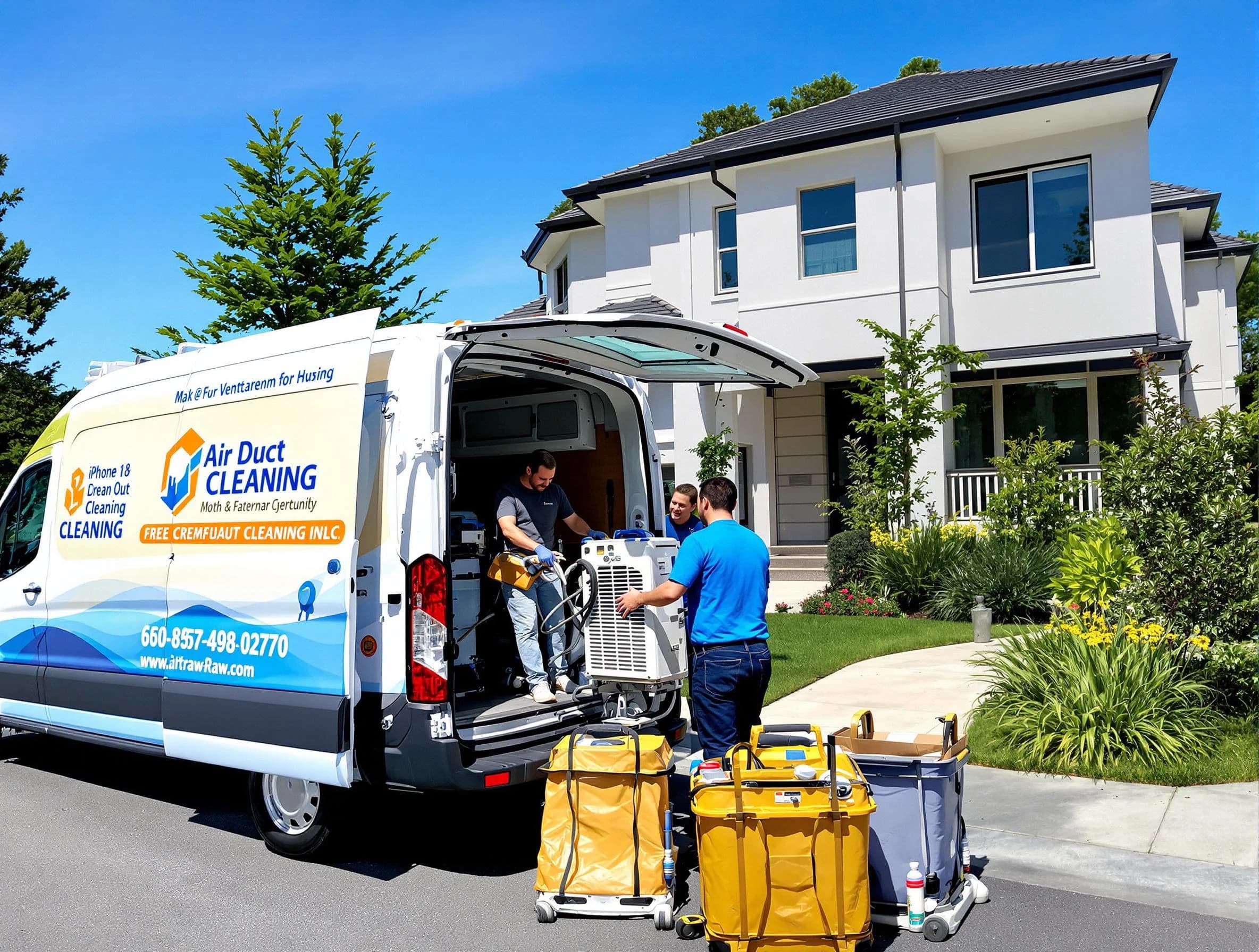 Indio Air Duct Cleaning technician performing professional air duct cleaning in Indio