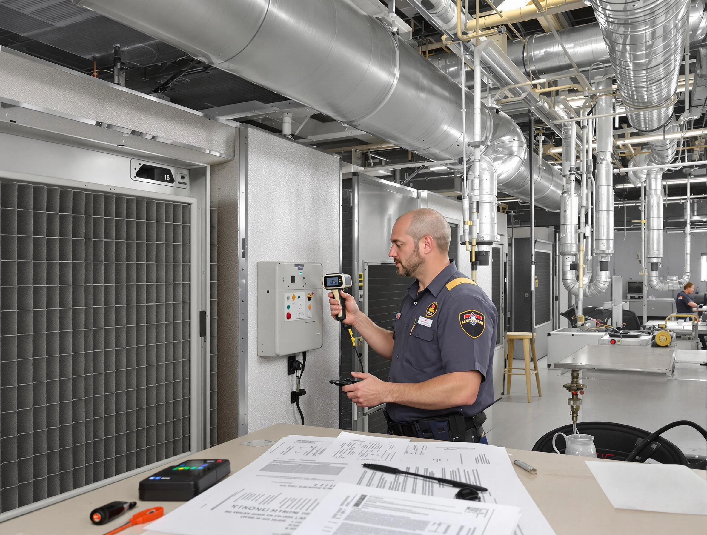 Professional filter system inspection by Indio Air Duct Cleaning in Indio